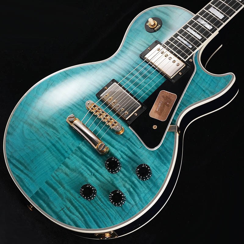 Gibson Les Paul Custom Hand Select Figured Maple (Aqua Blue)の画像